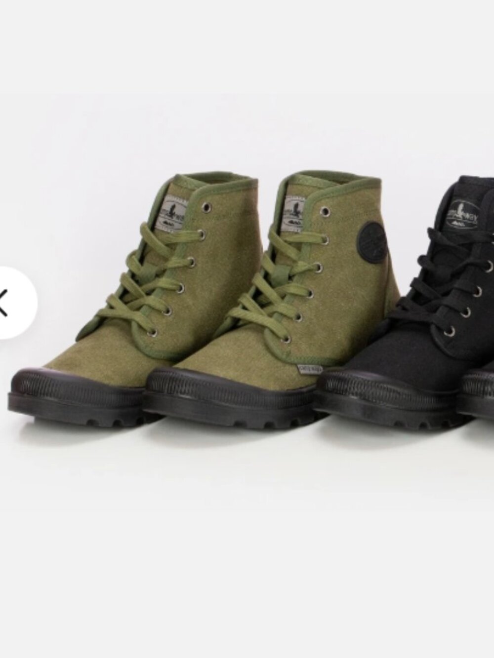 Camp Ways Olive Green Men's Hiking Outdoor Water Resistant Boots Size 12 - Picture 3 of 9